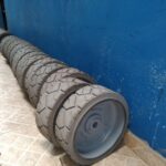 Pneu industrial macio para plataforma elevatória articulada