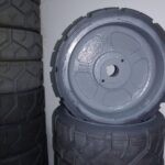 Pneu industrial macio para plataforma elevatória articulada